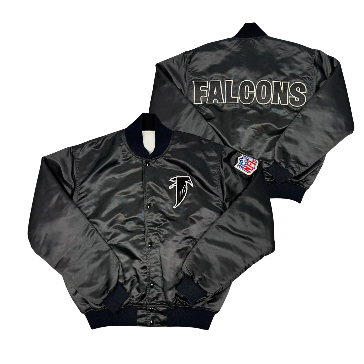 Falcons Throwback Satin Bomber – (Pre order Ships in 3-6 weeks)