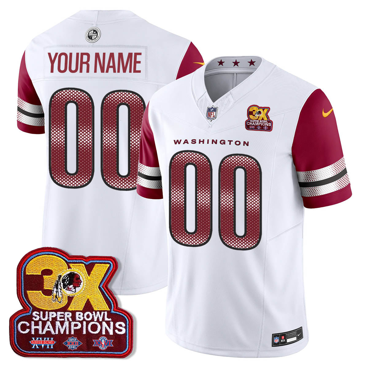 3-Time Champions Patch Vapor Limited Jersey