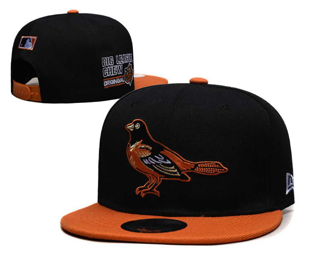 Black/Orange Baseball Hat