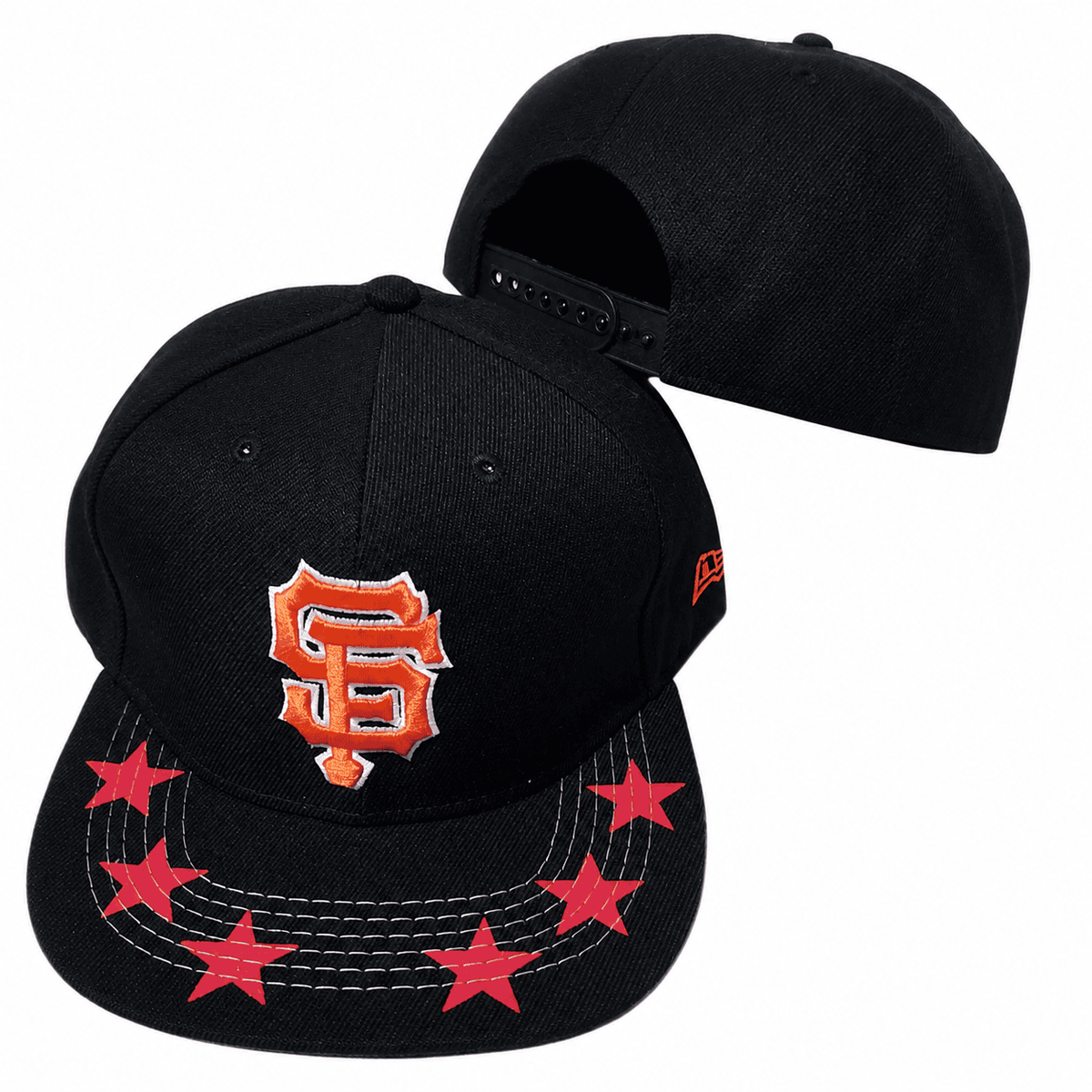 Black/Red Baseball Hat