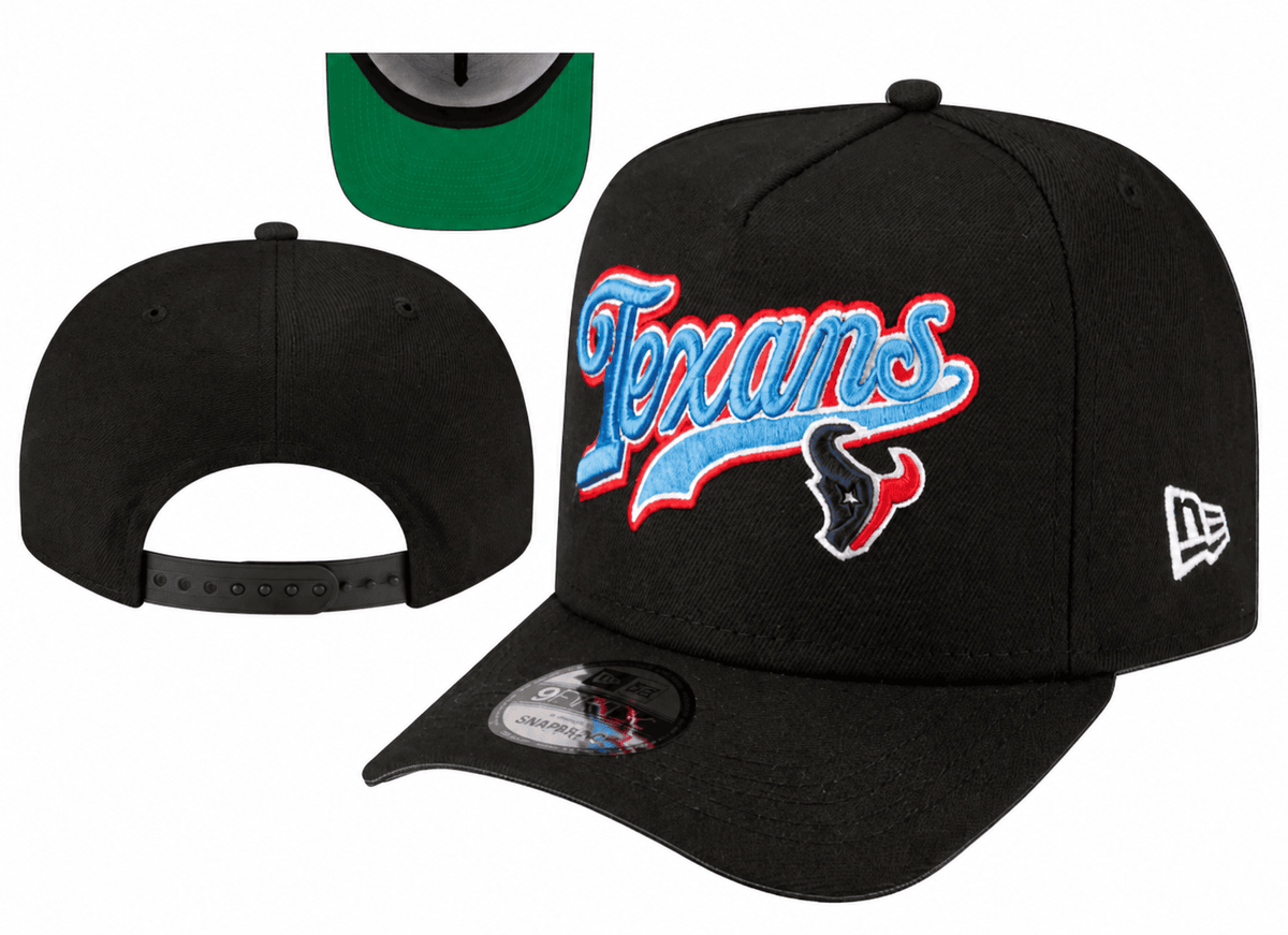 Black/Green Football Hat