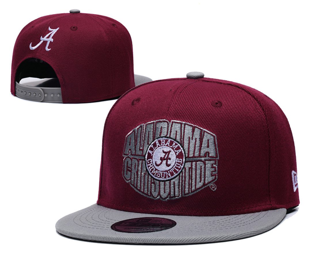 Crimson/Light Gray College Football Hat