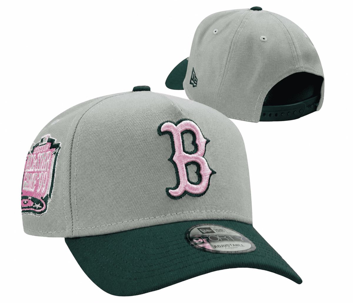 Gray/Green Baseball Hat