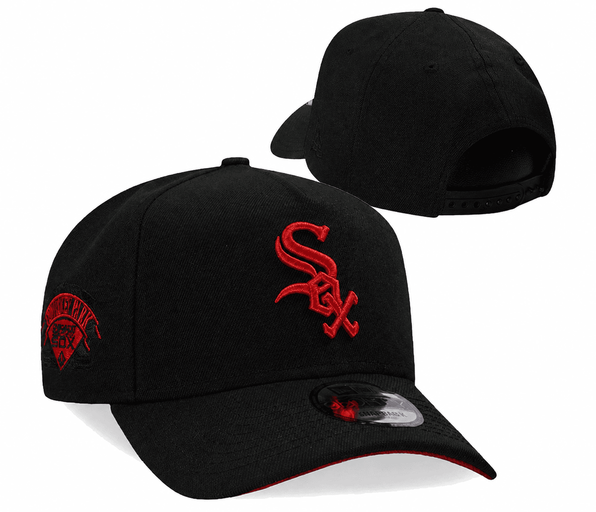 Black/Red Baseball Hat