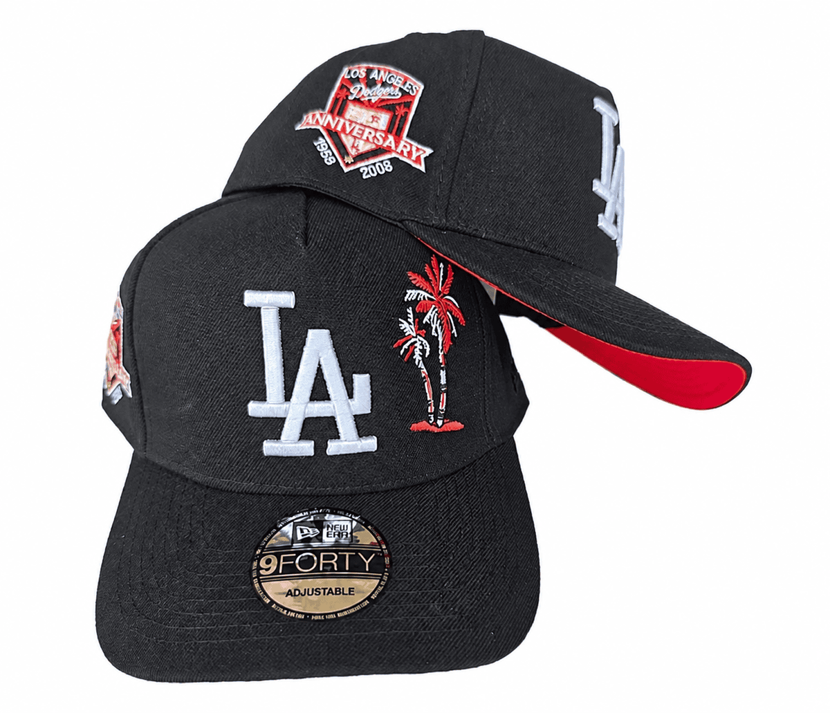 Black/Red Baseball Hat