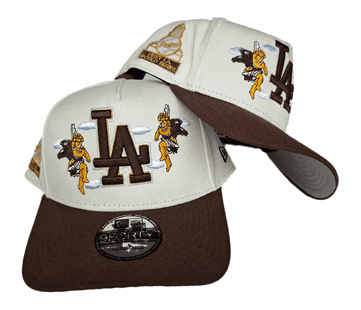 White/Brown/Gray Baseball Hat