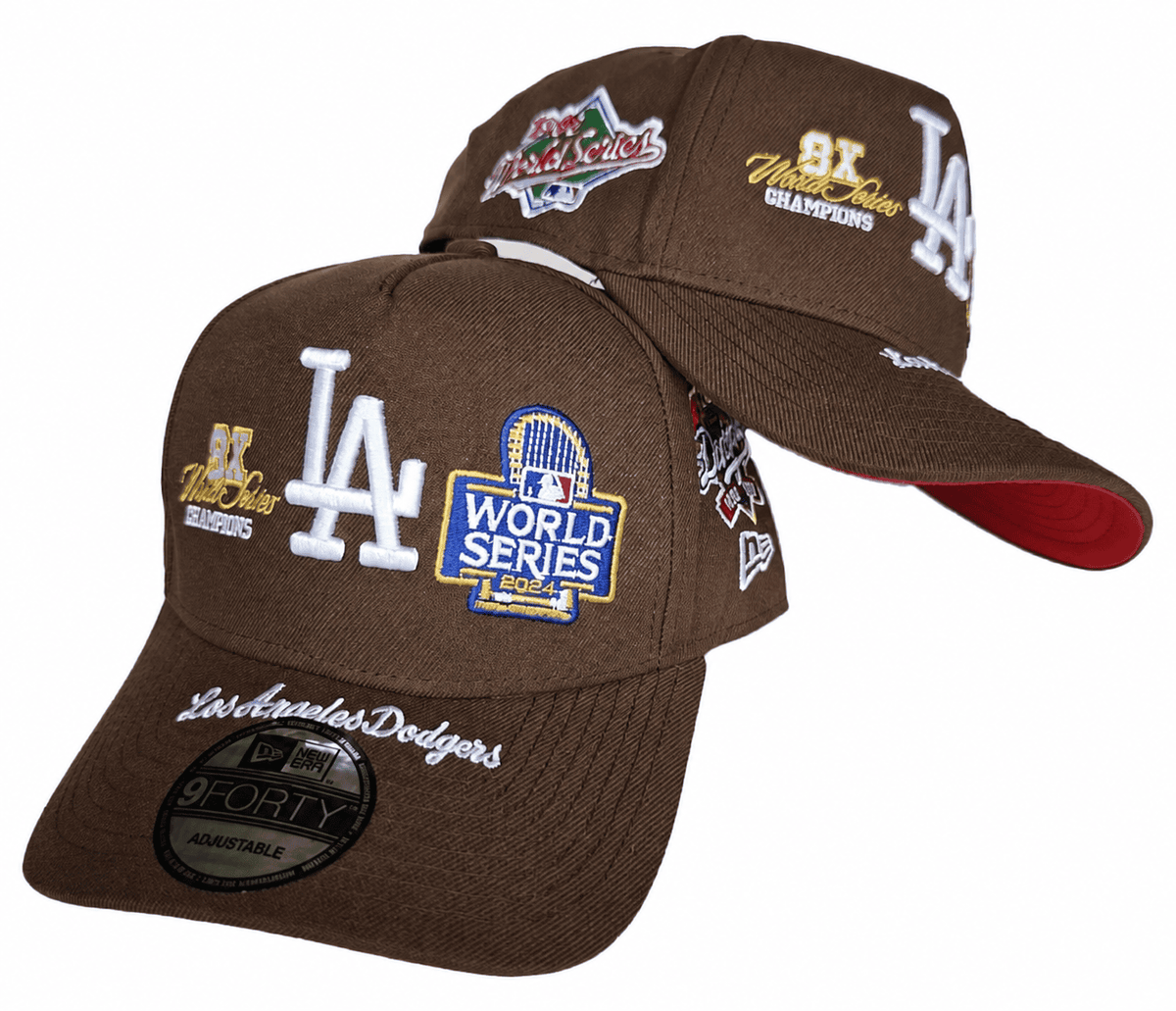 Brown/Red Baseball Hat