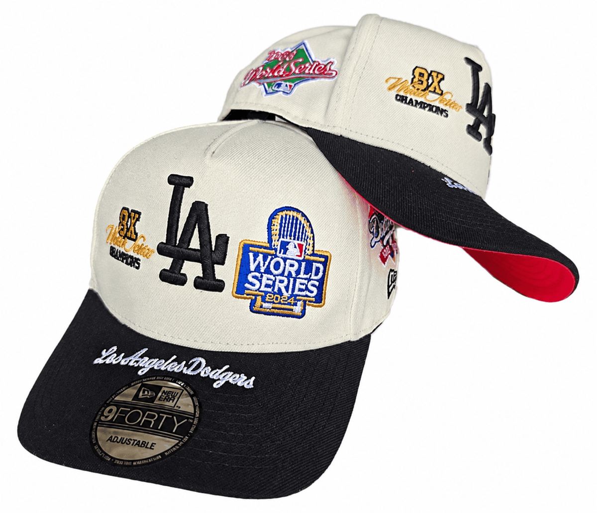 White/Black/Red Baseball Hat