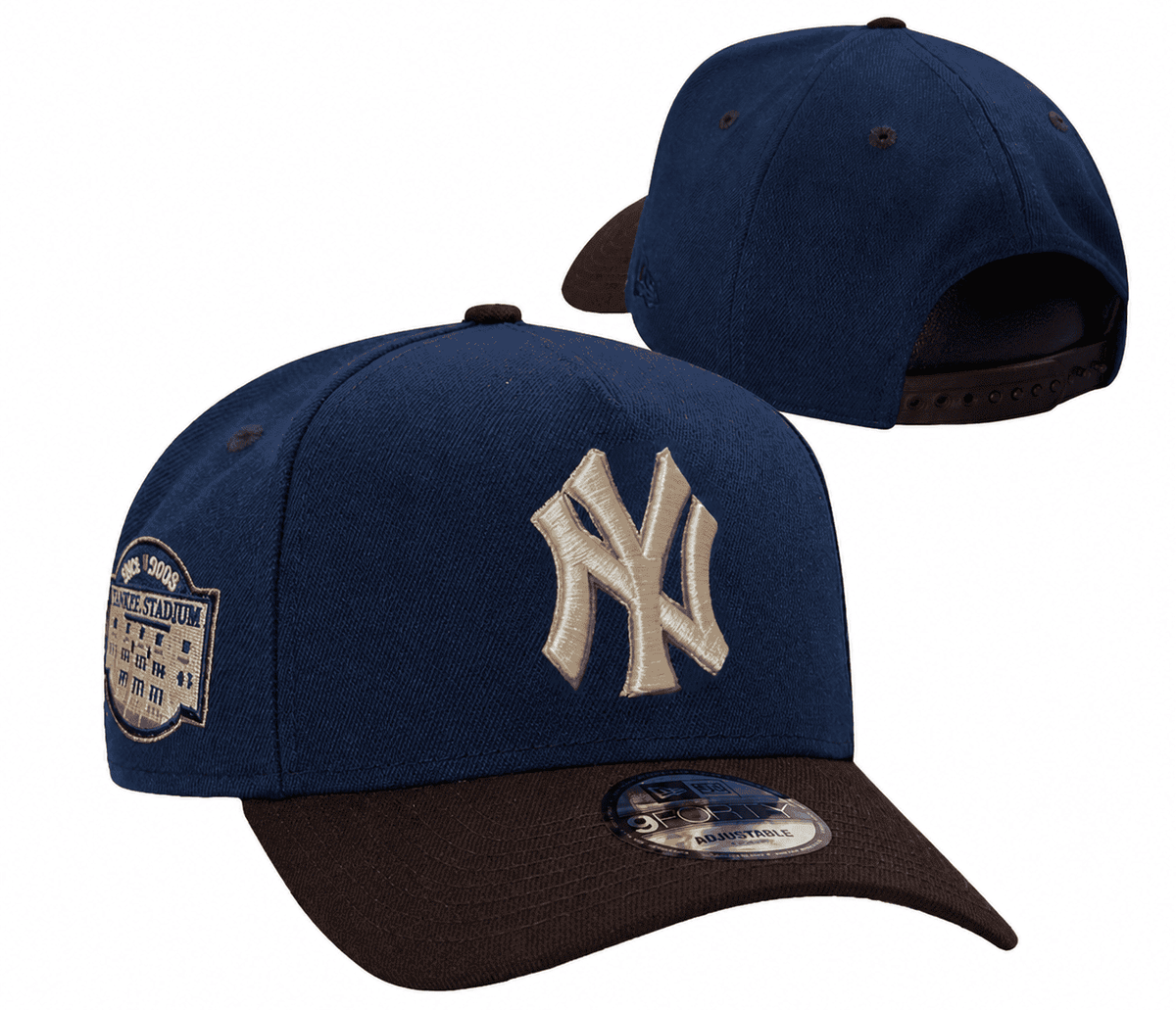 Navy/Brown Baseball Hat