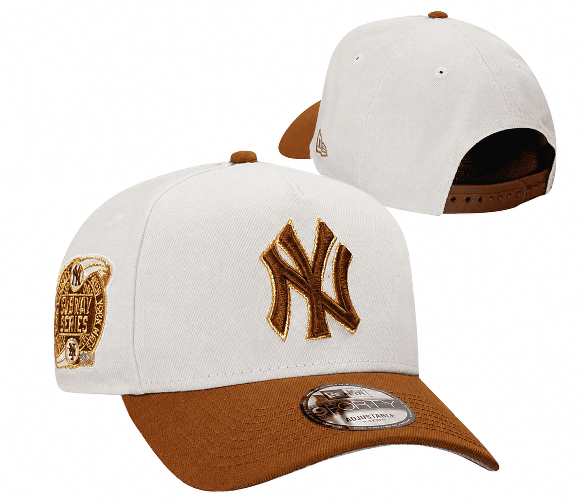 Cream/Brown Baseball Hat