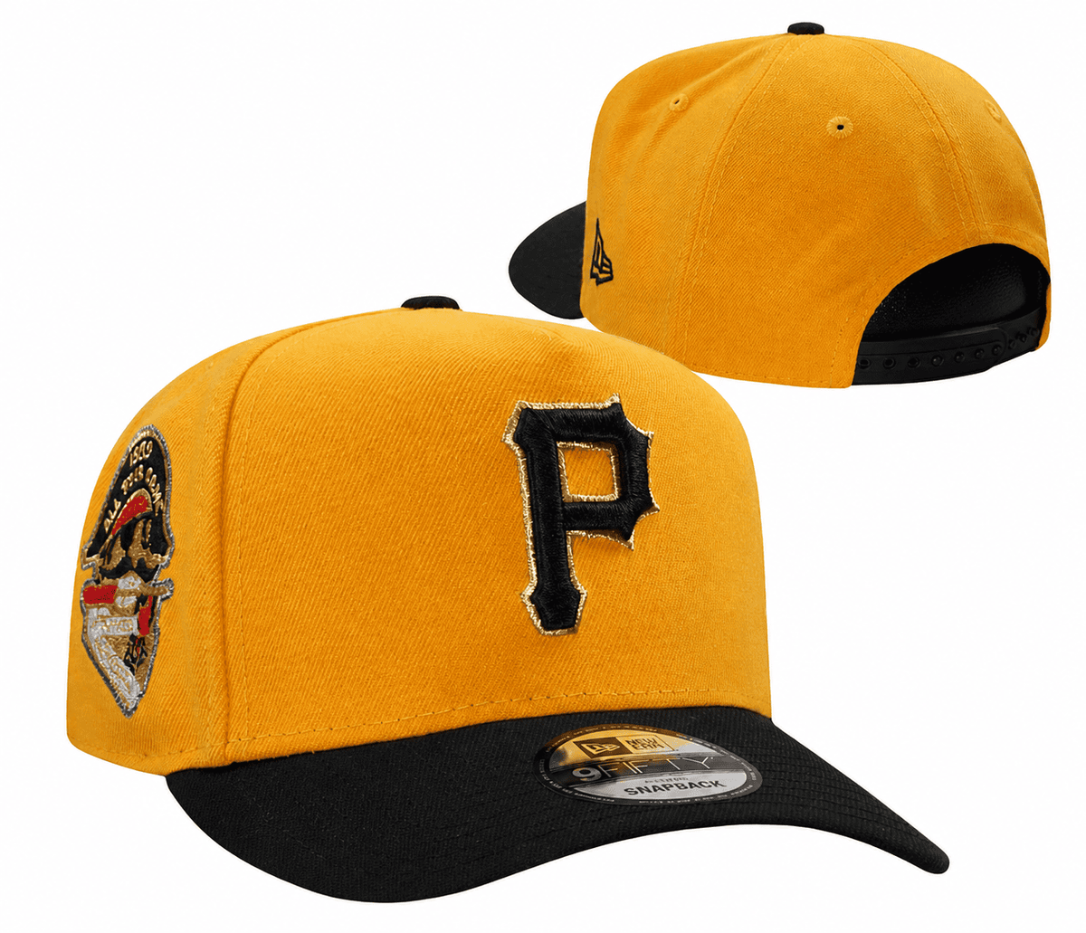 Yellow/Black Baseball Hat