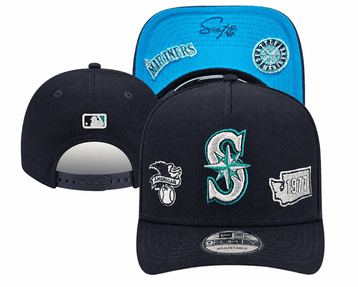 Navy/Teal Baseball Hat
