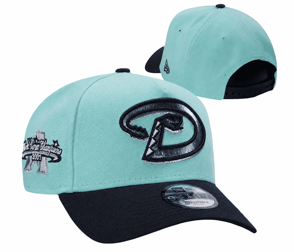 Mint/Navy Baseball Hat