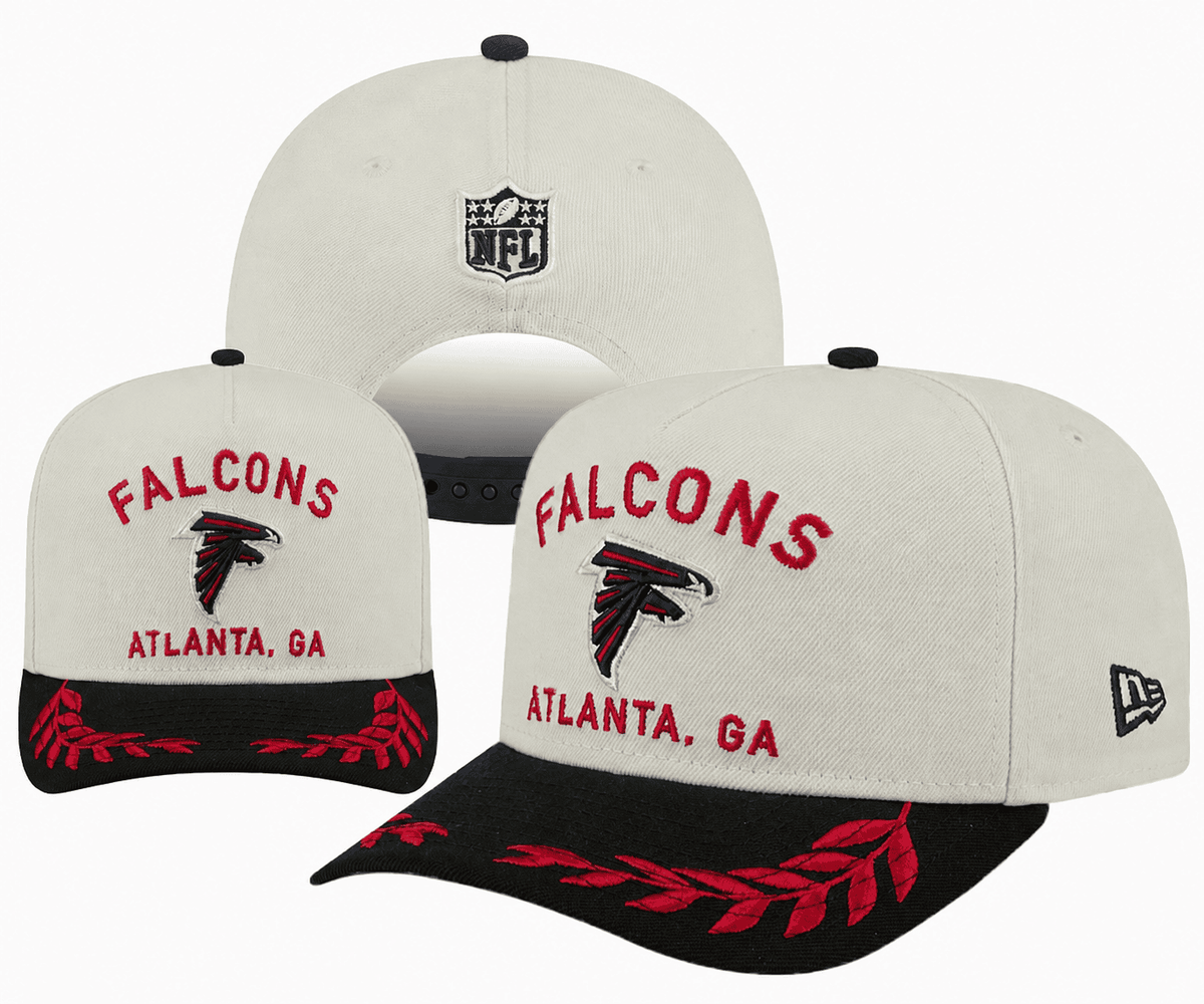 Cream/Black Football Hat