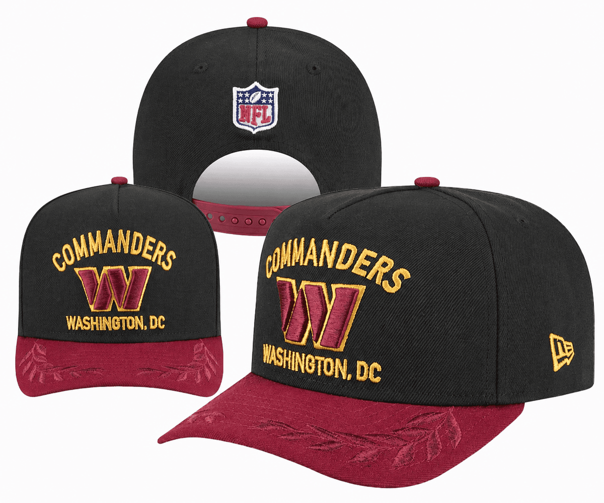 Black/Burgundy Football Hat