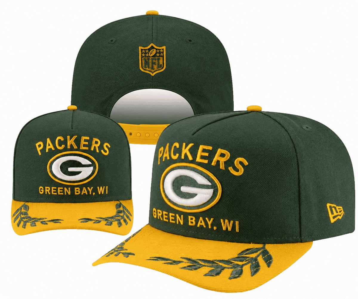 Green/Yellow Football Hat