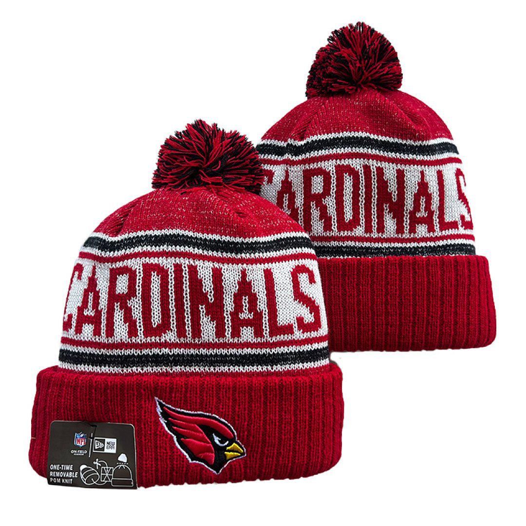 Red/Black/White Football Beanie