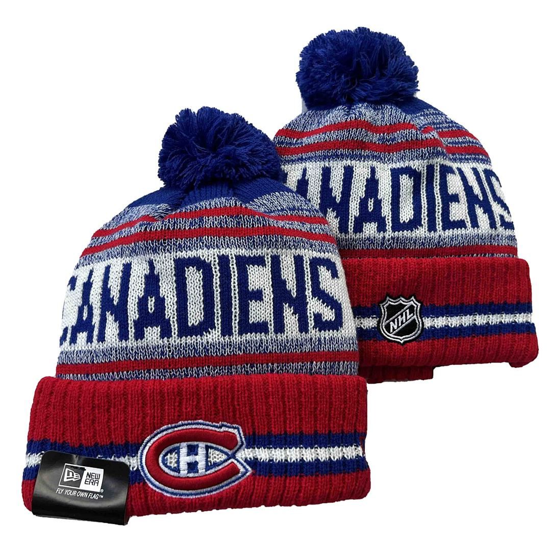 Navy/Red/White Hockey Beanie