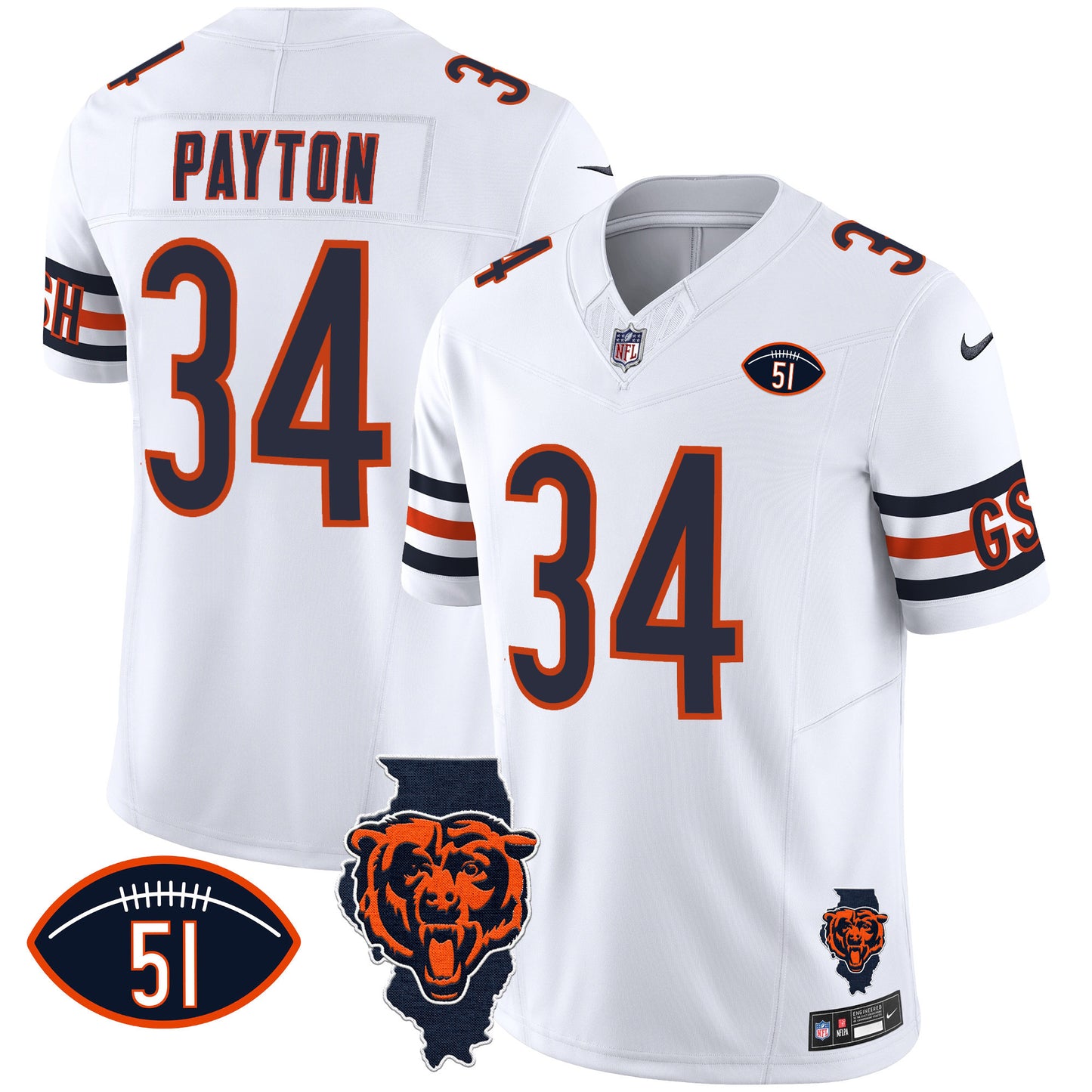 White - Walter Payton