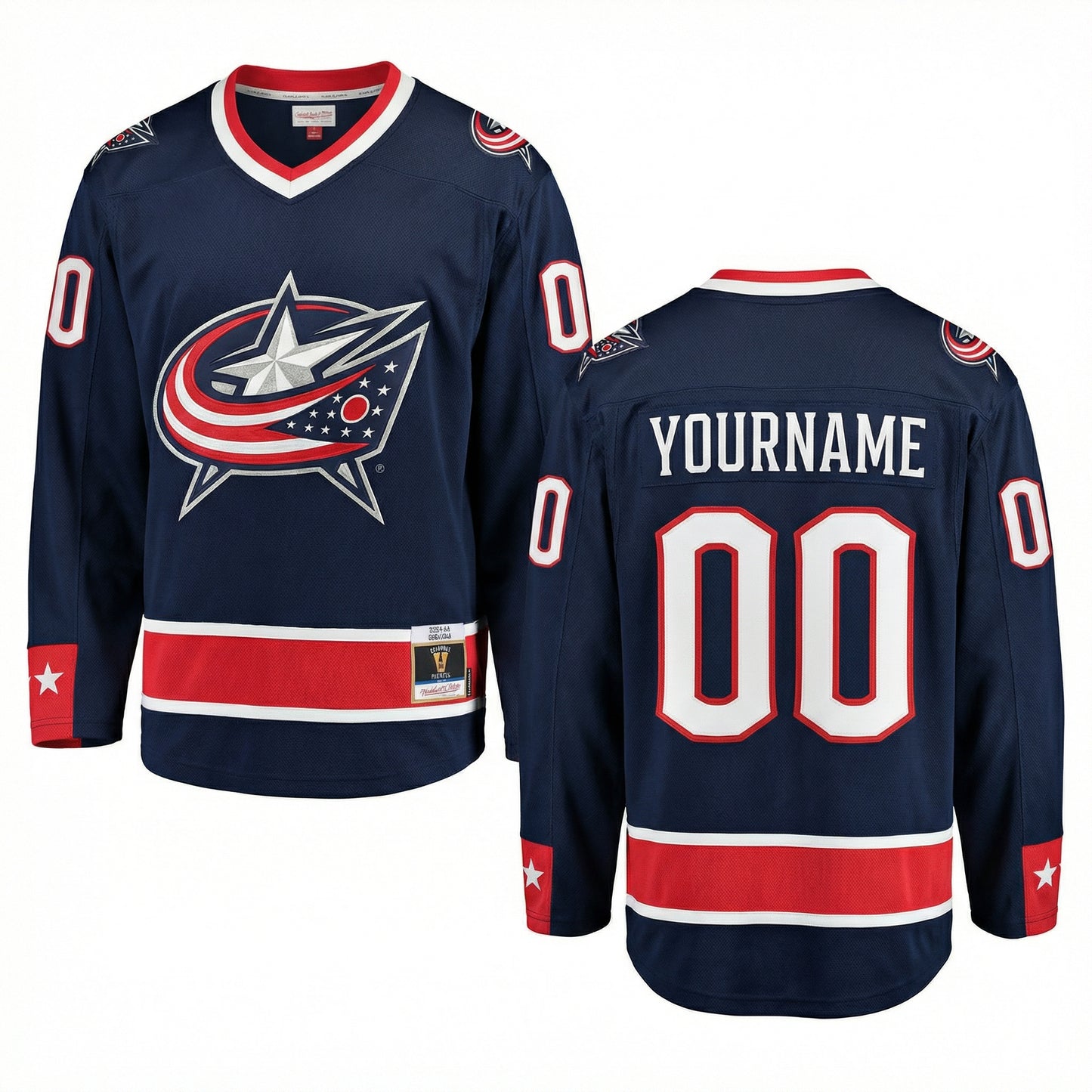 Retro Blue Jackets Custom (Ships 2–4 Weeks)