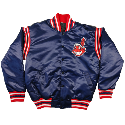 Indians Throwback Satin Bomber – 1989 Legacy Edition