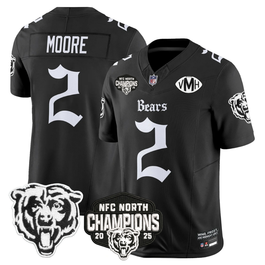 'Gothic Midway Legacy' NFC North Champions Patch Vapor Limited Jersey