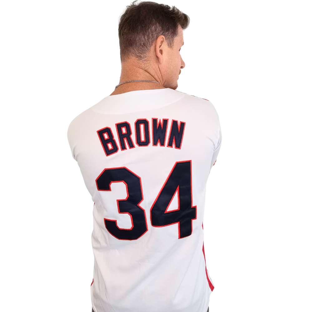 Lou Brown Indians Baseball Jersey