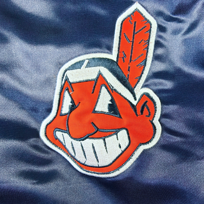 Indians Throwback Satin Bomber – 1989 Legacy Edition