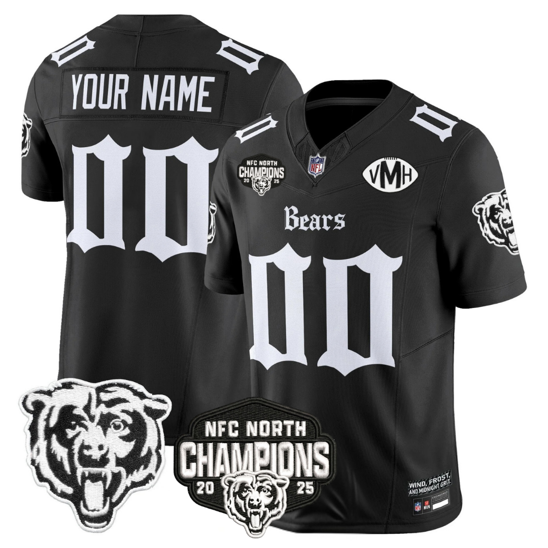 'Gothic Midway Legacy' NFC North Champions Patch Vapor Limited Jersey
