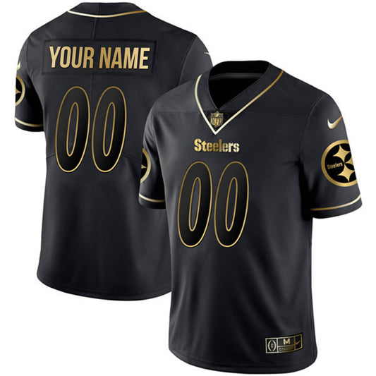 Black Gold Custom Name and Number