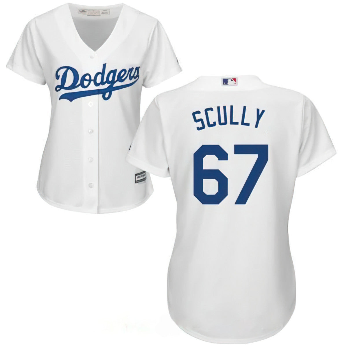 Los Angeles Sportscaster #67 Vin Scully Retired White Home Stitched Mlb Majestic Cool Base Jersey Mlb