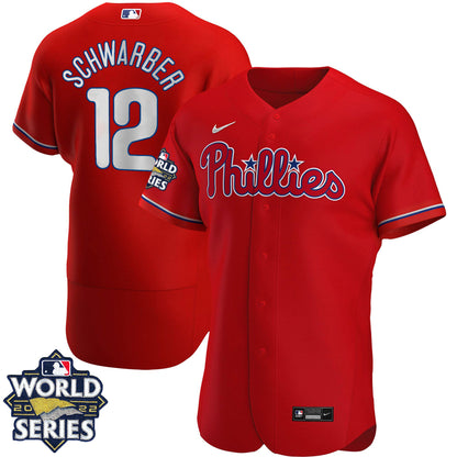 Men’s Philadelphia 2022 World Series Red Alternate Player Jersey
