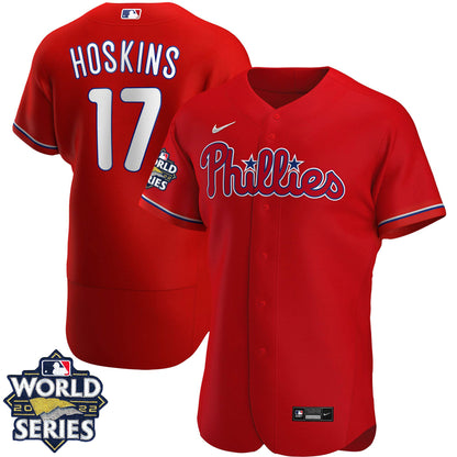 Men’s Philadelphia 2022 World Series Red Alternate Player Jersey