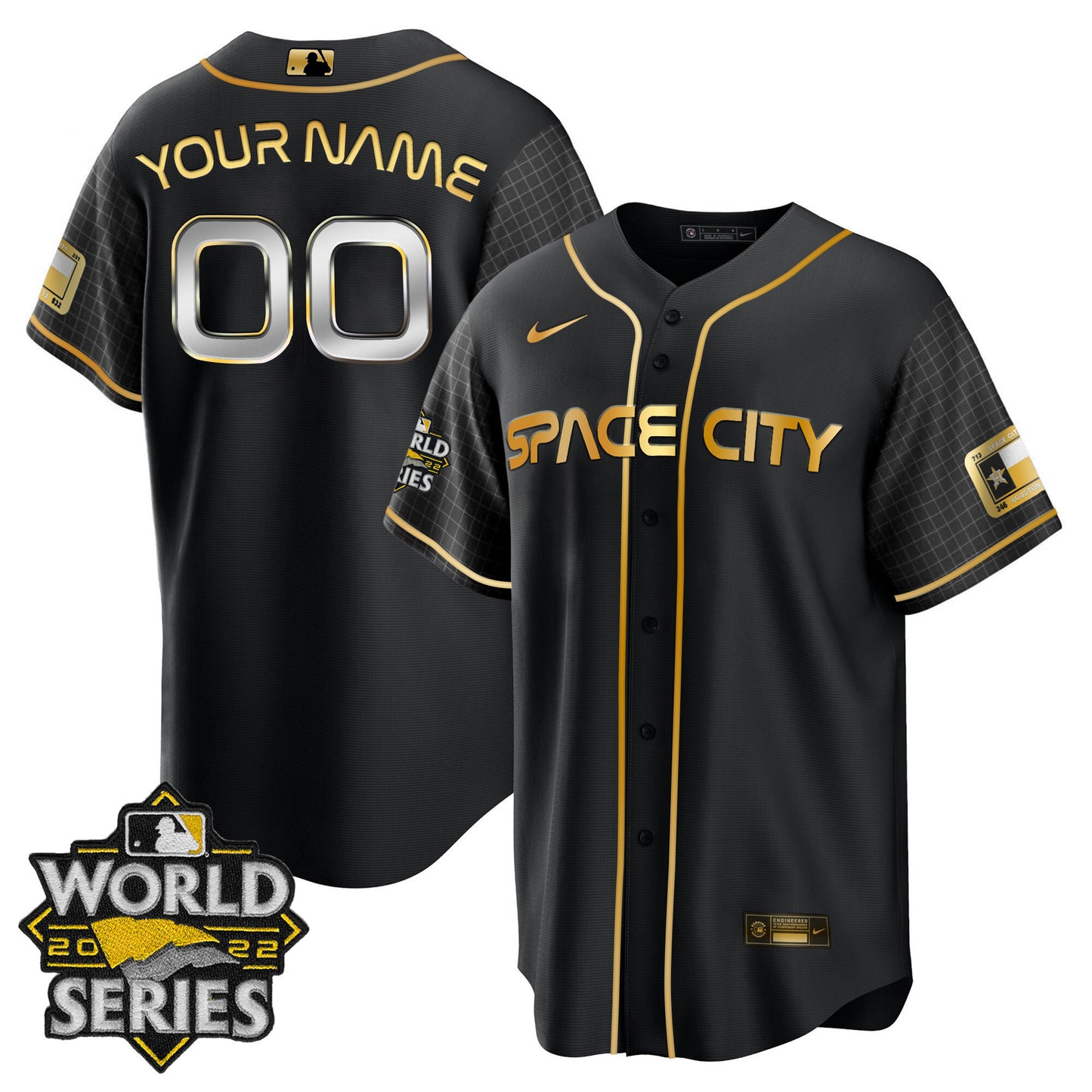 Cool Space City Black Gold