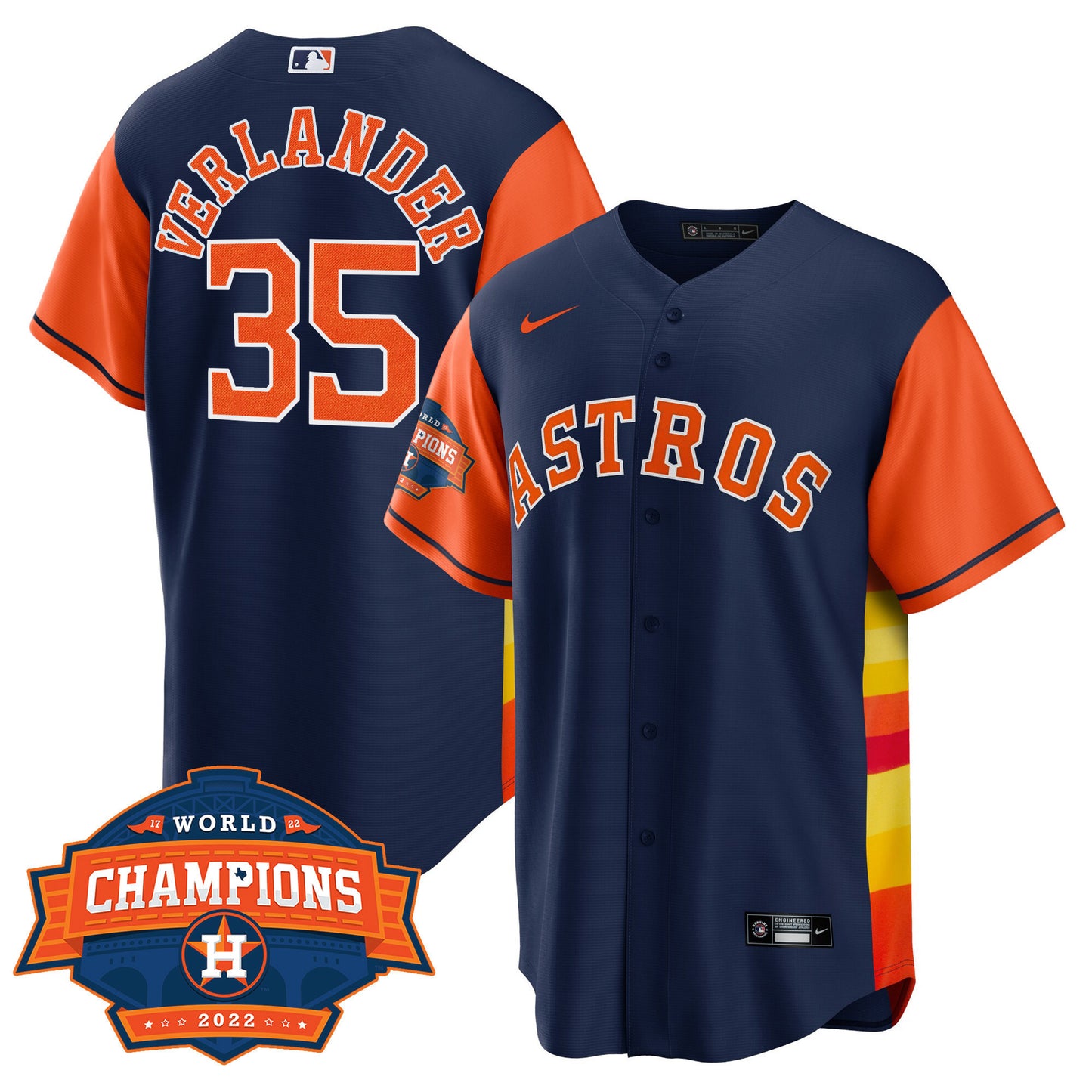 Orange Sleeves - Justin Verlander