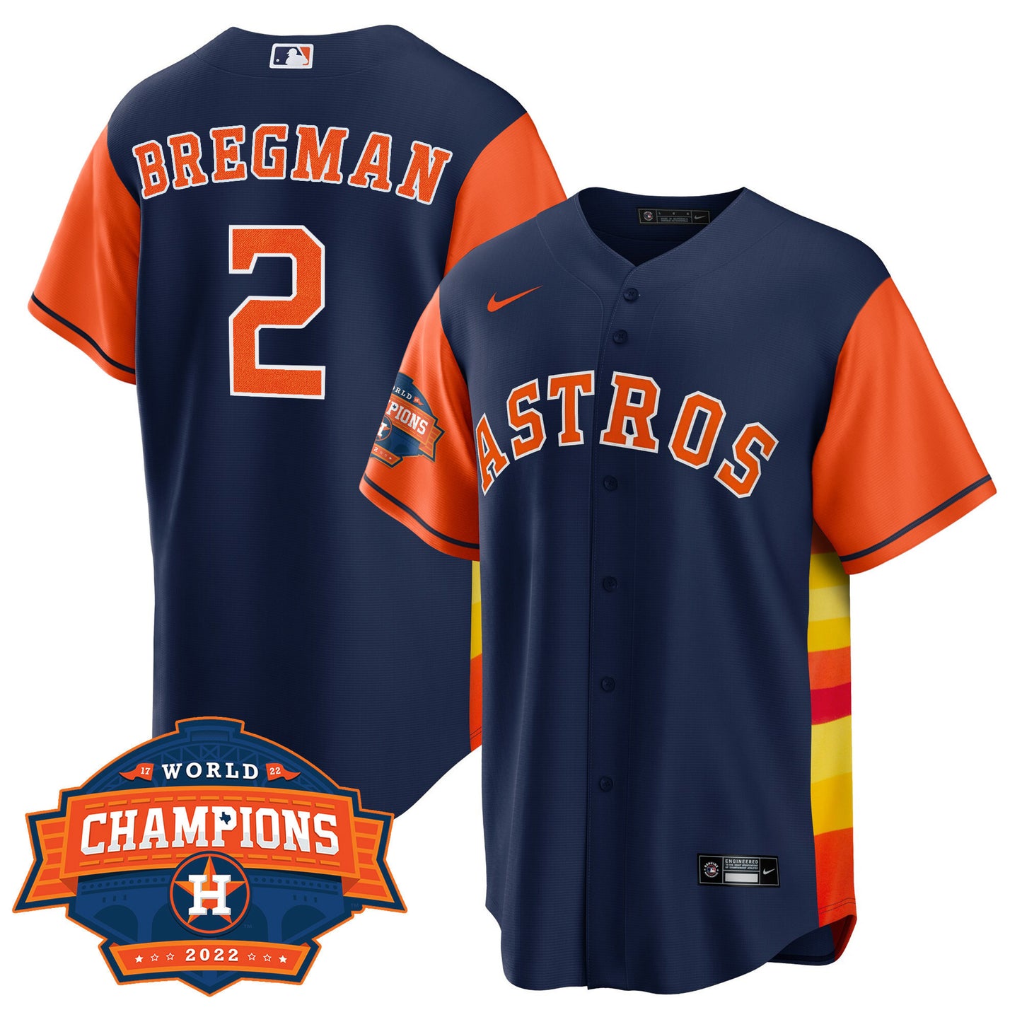 Orange Sleeves - Alex Bregman