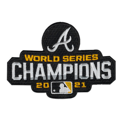 Atlanta World Series Champion White Gold Flex Base Jersey 2021 – Stitched