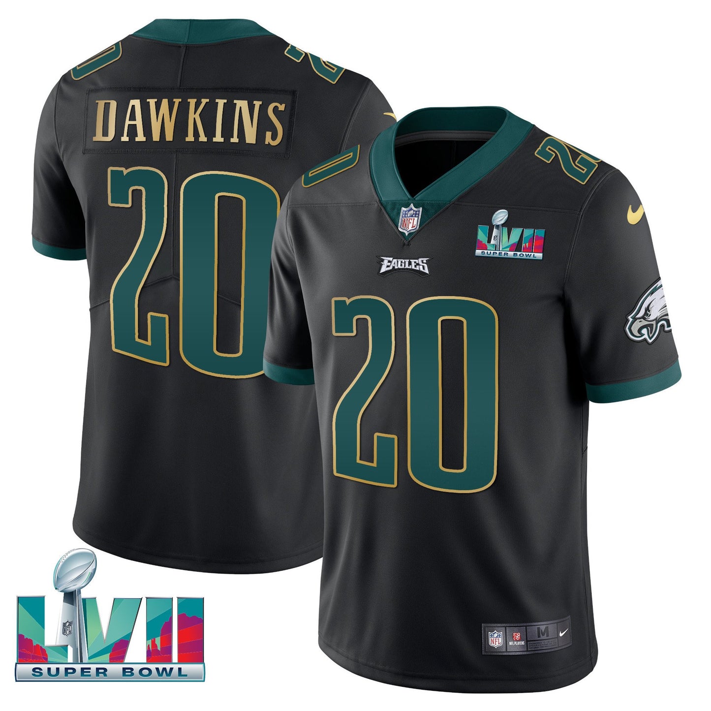 Black Gold Trim - Brian Dawkins