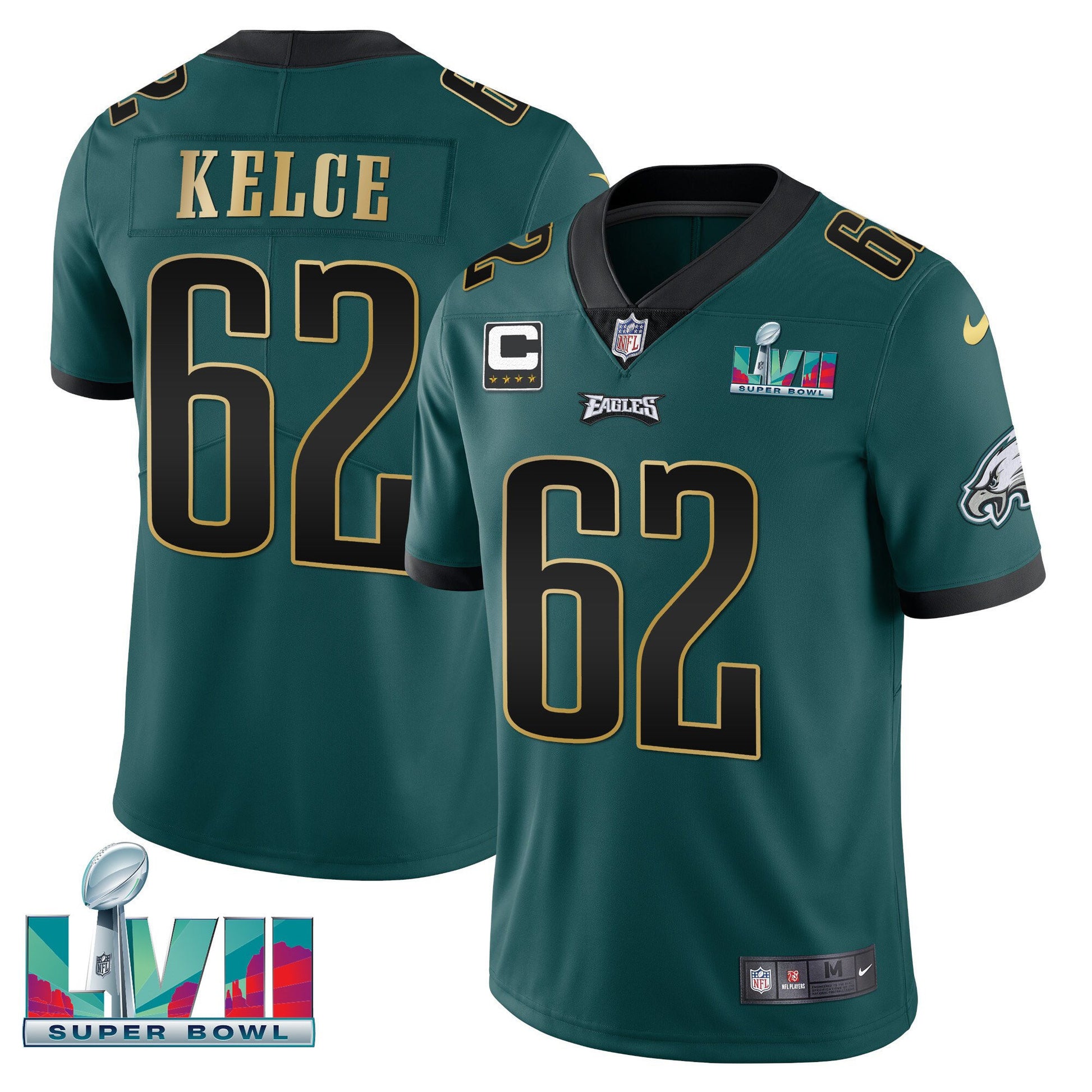 Green Gold Trim - Jason Kelce