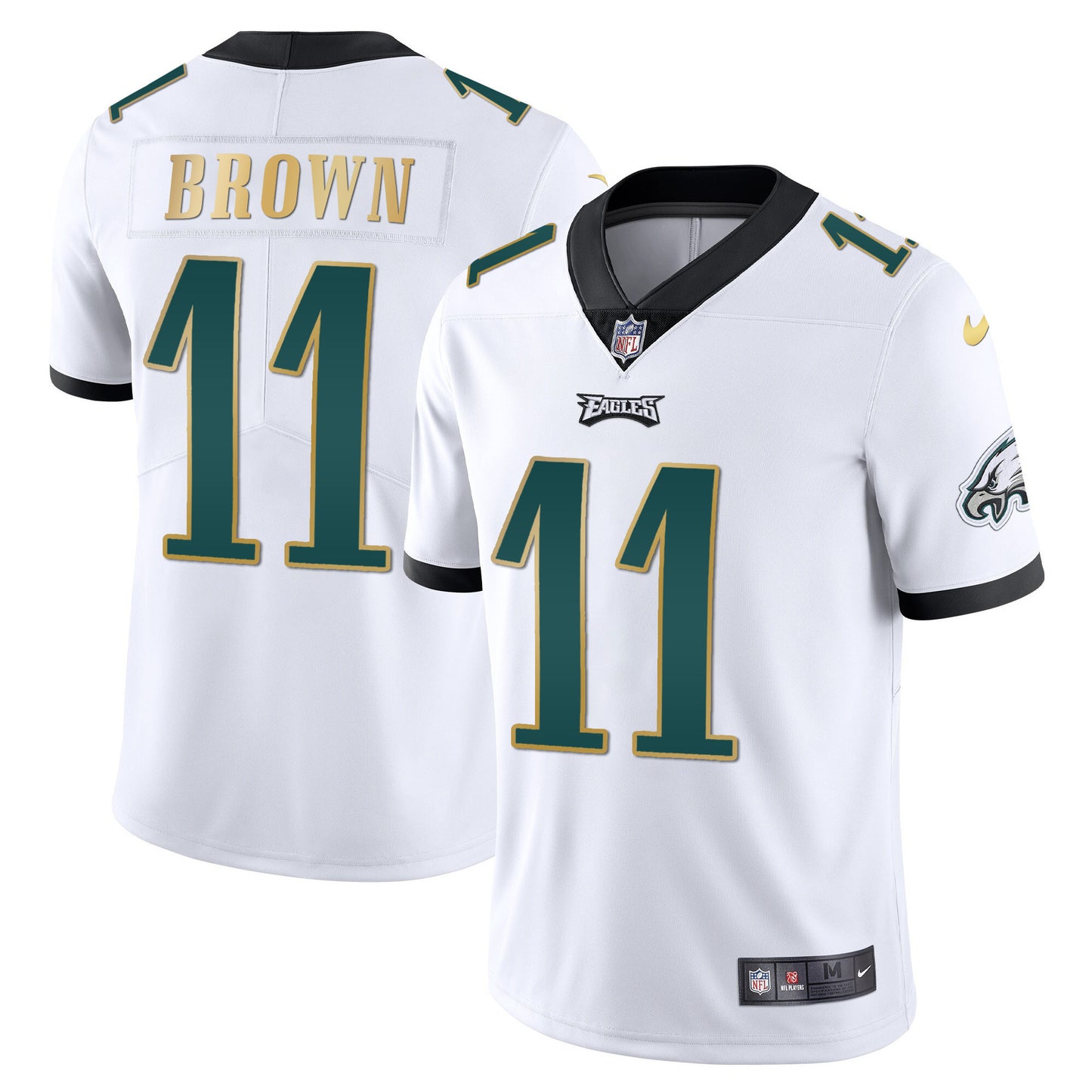 White Gold Trim - A.J. Brown