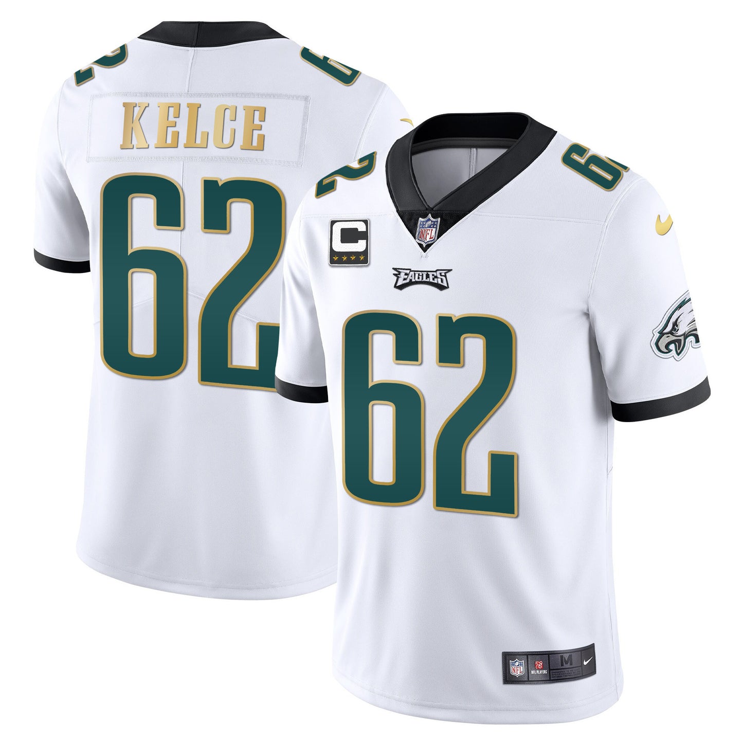 White Gold Trim - Jason Kelce