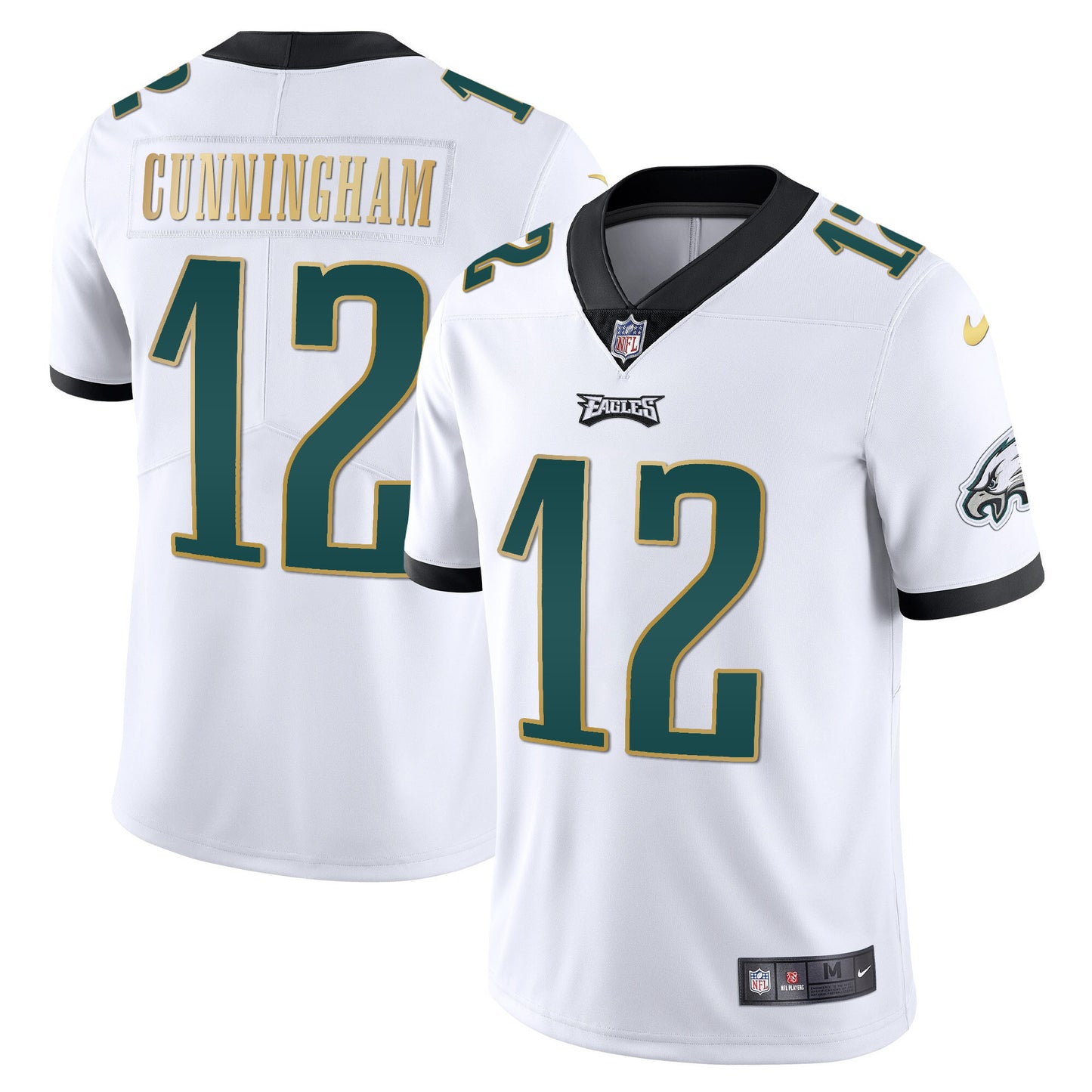 White Gold Trim - Randall Cunningham