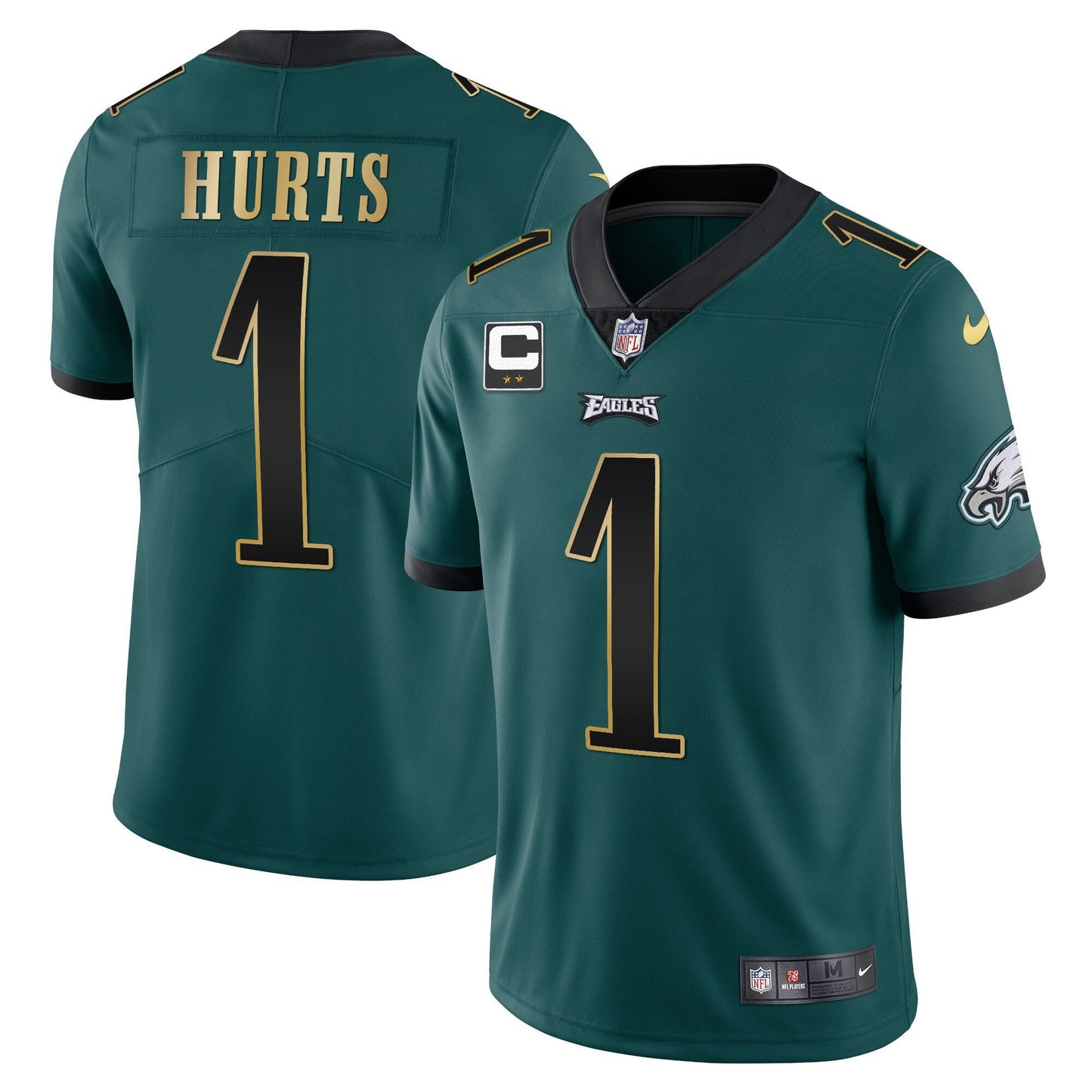 Midnight Green Gold Trim - Jalen Hurts