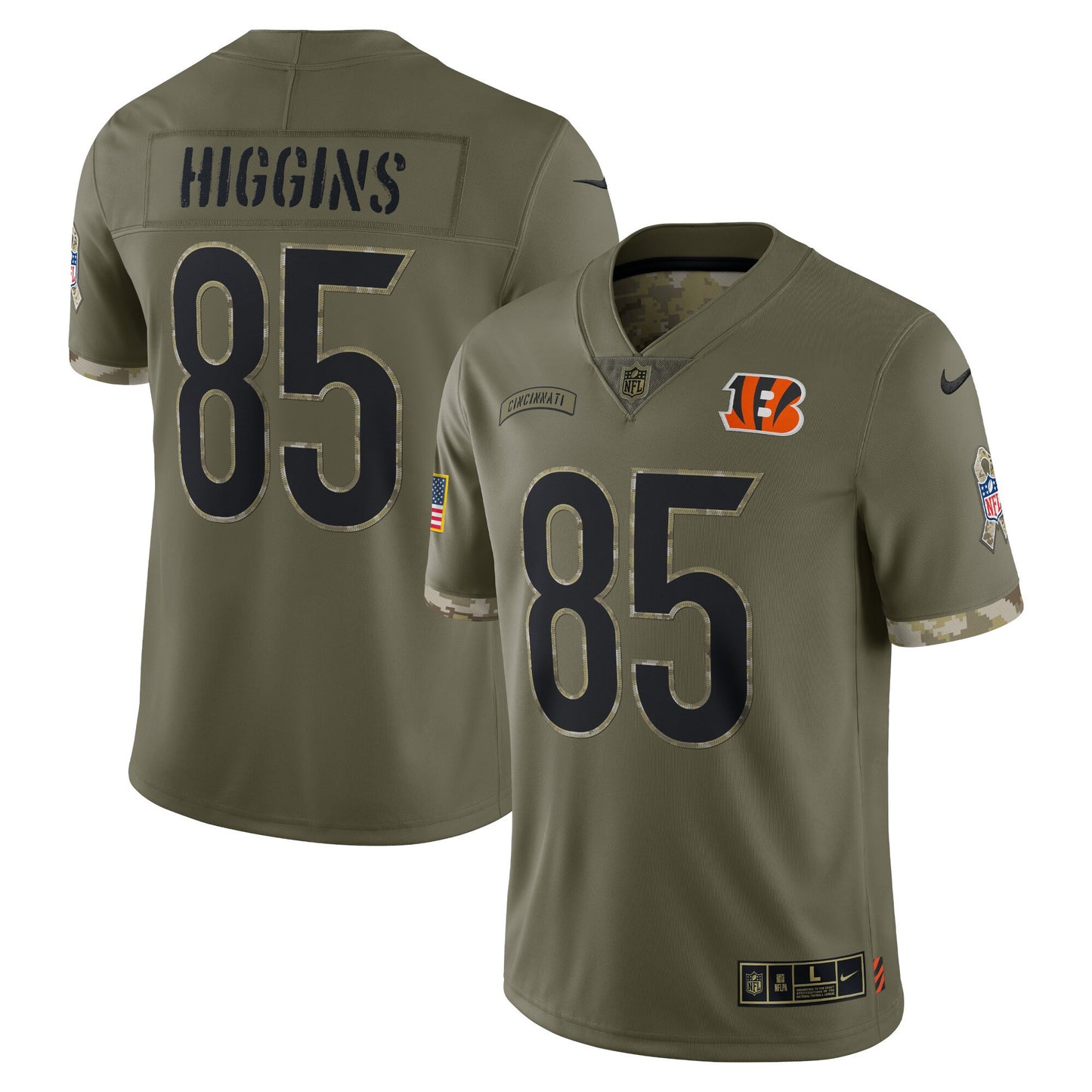 2022 Salute To Service Limited Jersey – Olive