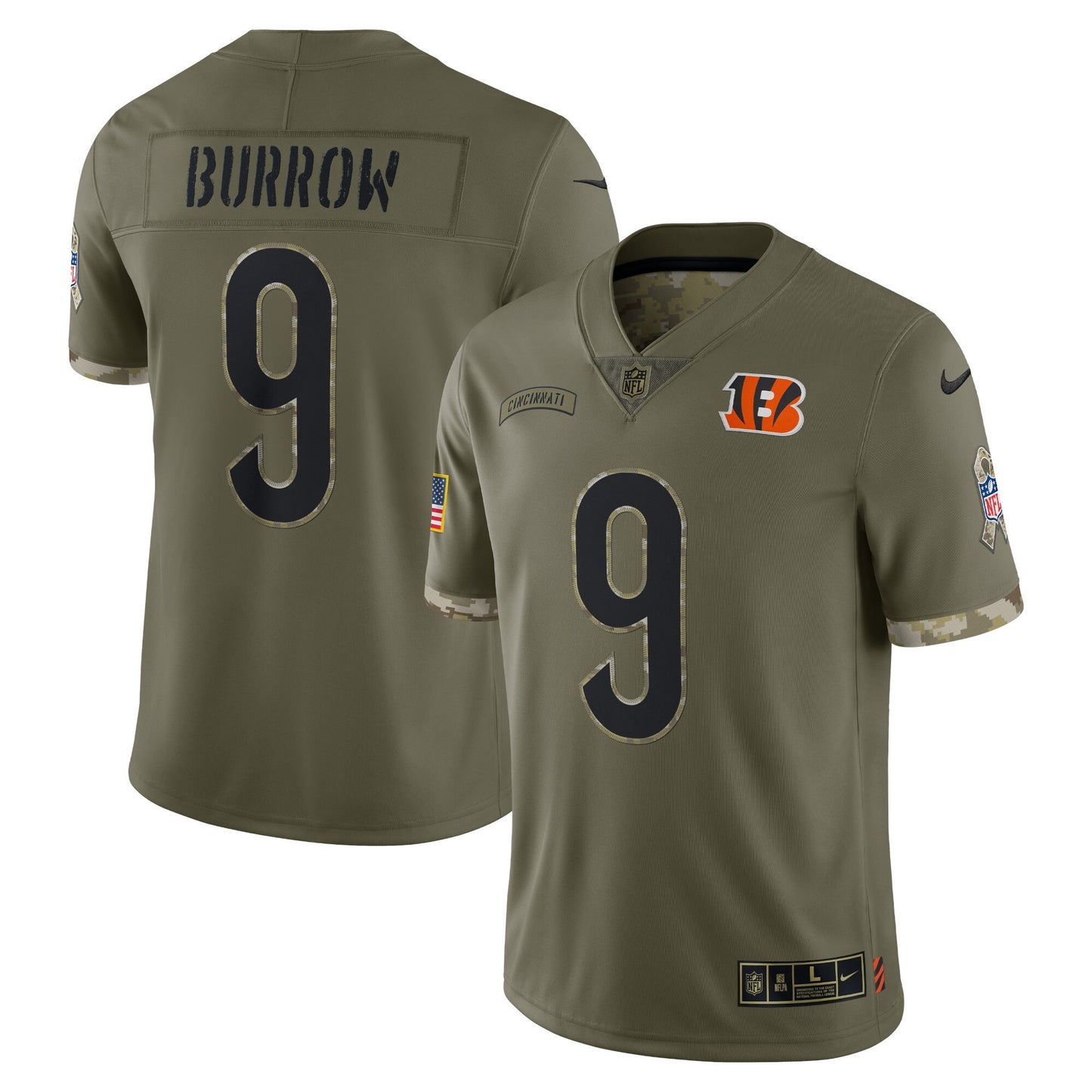 2022 Salute To Service Limited Jersey – Olive
