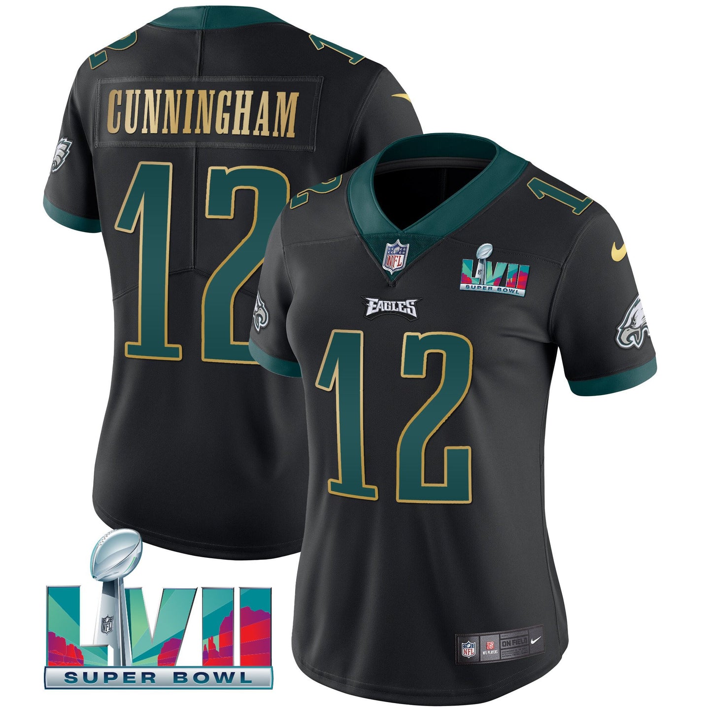Black Gold Trim - Randall Cunningham