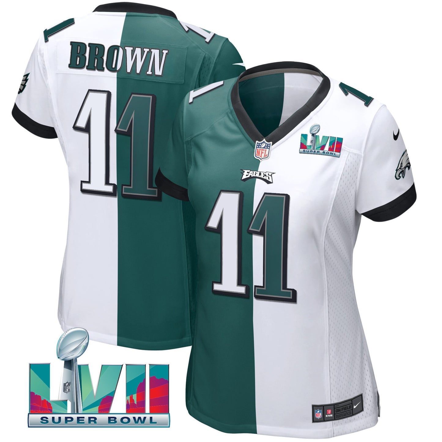 Split White Green - A.J. Brown