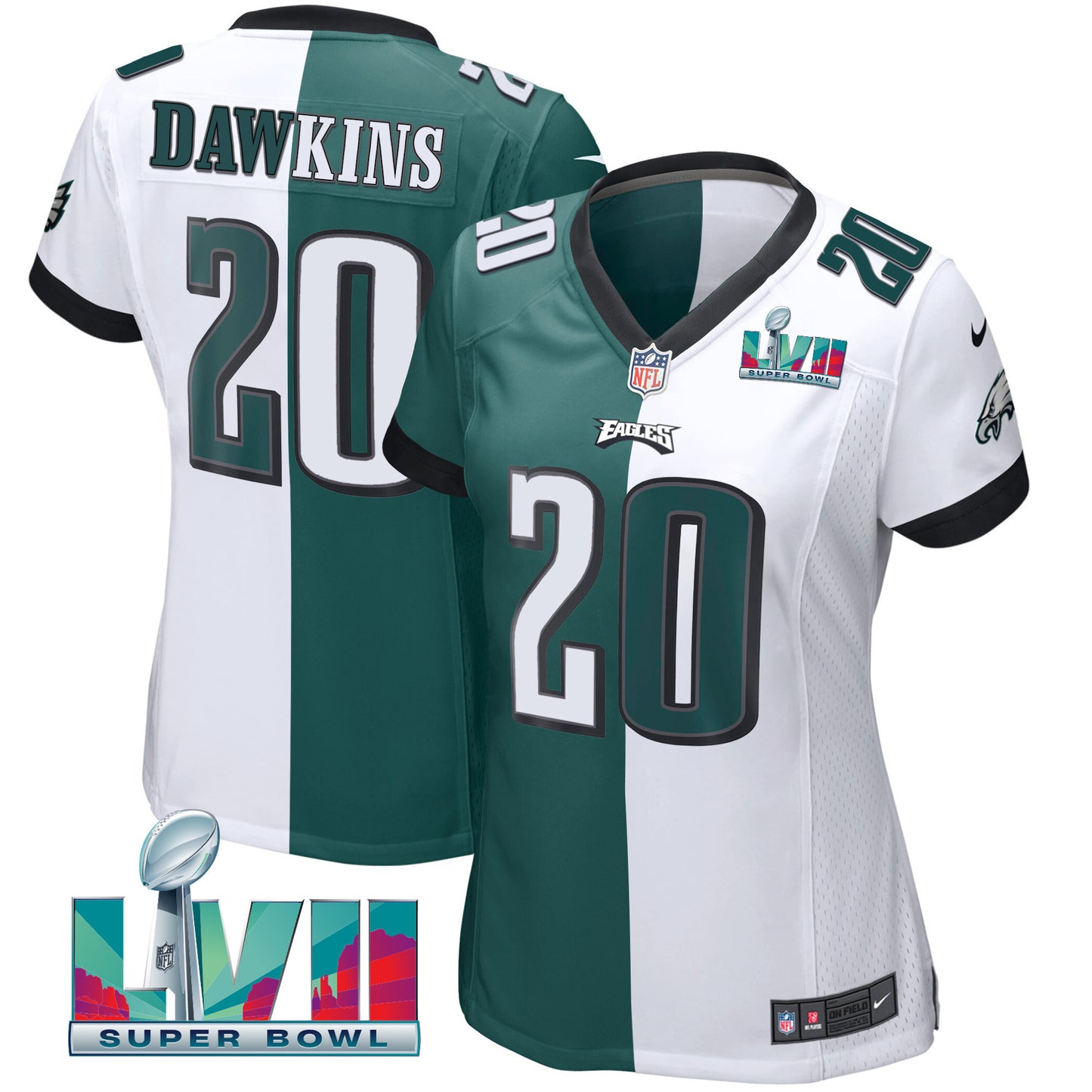 Split White Green - Brian Dawkins