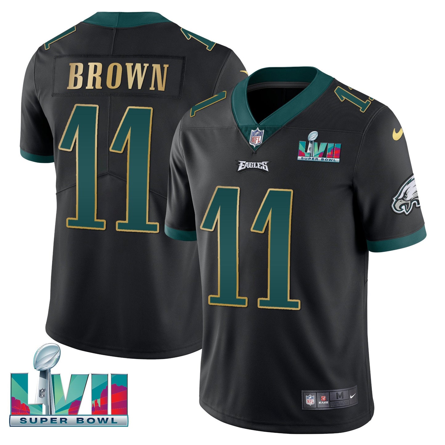 Black Gold Trim - A.J. Brown