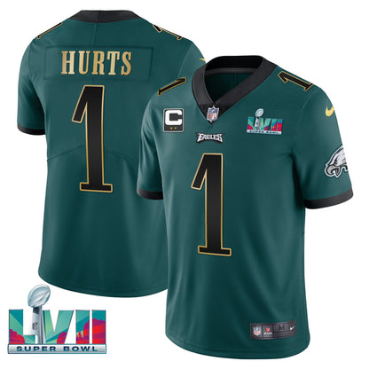 Green Gold Trim - Jalen Hurts